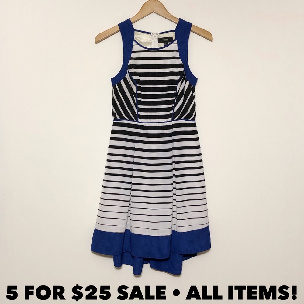 Mossimo Striped High Low Dress - Picture 1 of 8